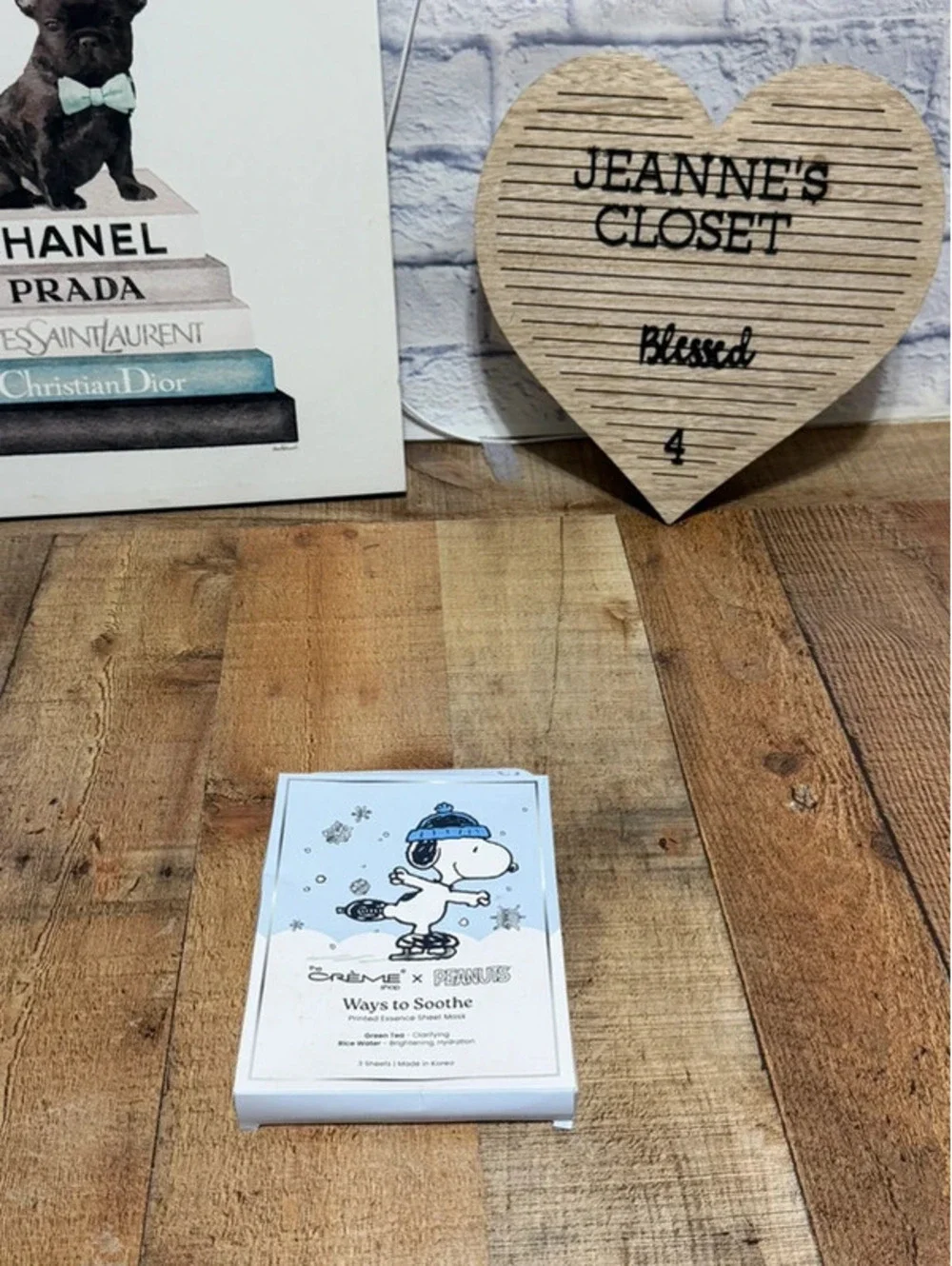 The Creme shop x peanuts face masks 3 pack new